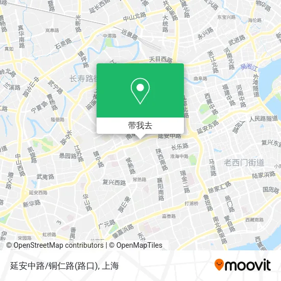 延安中路/铜仁路(路口)地图