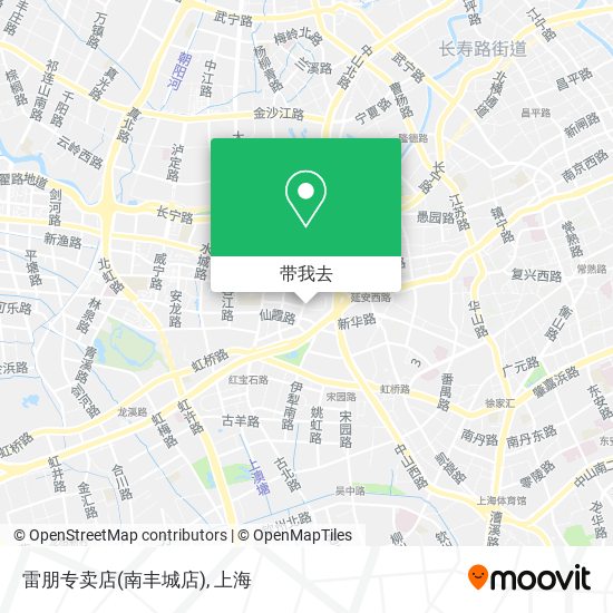 雷朋专卖店(南丰城店)地图