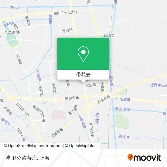 亭卫公路蒋庄地图