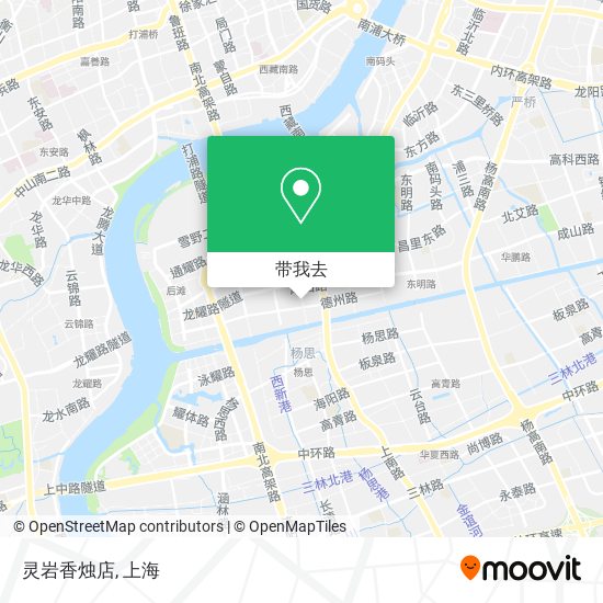 灵岩香烛店地图