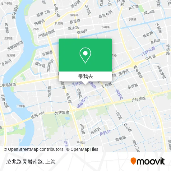 凌兆路灵岩南路地图