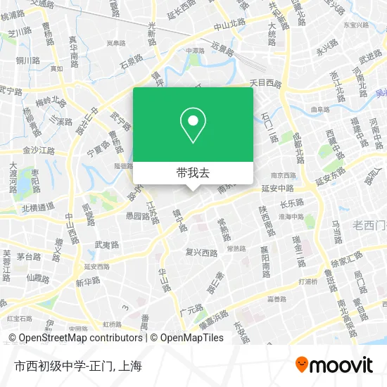 市西初级中学-正门地图