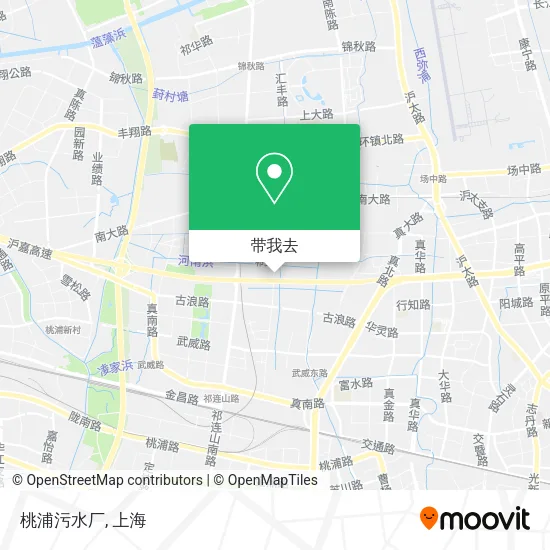 桃浦污水厂地图