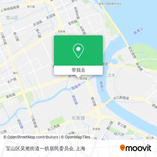 宝山区吴淞街道一纺居民委员会地图