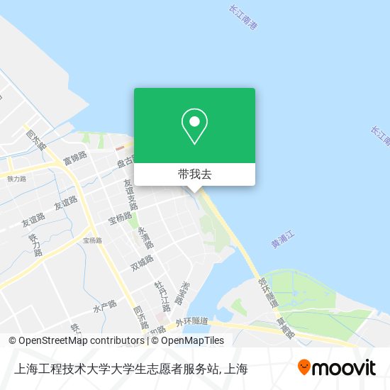 上海工程技术大学大学生志愿者服务站地图