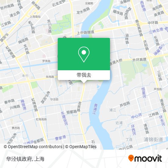 华泾镇政府地图