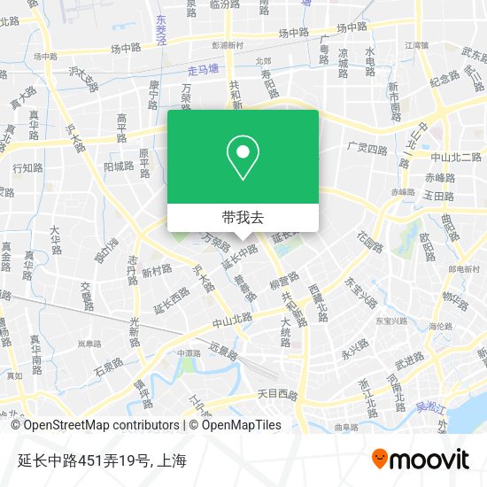 延长中路451弄19号地图