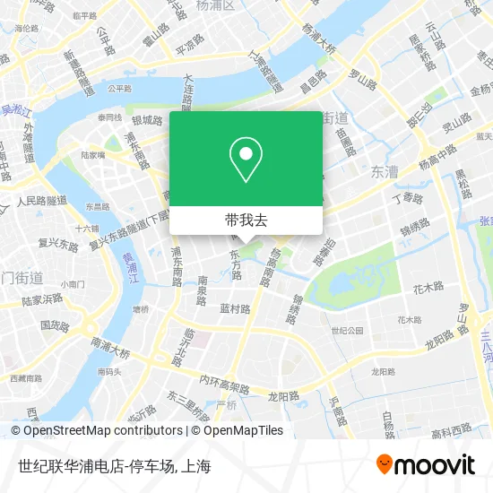 世纪联华浦电店-停车场地图