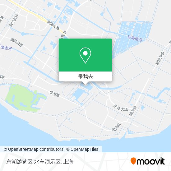 东湖游览区-水车演示区地图