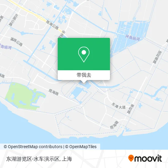 东湖游览区-水车演示区地图