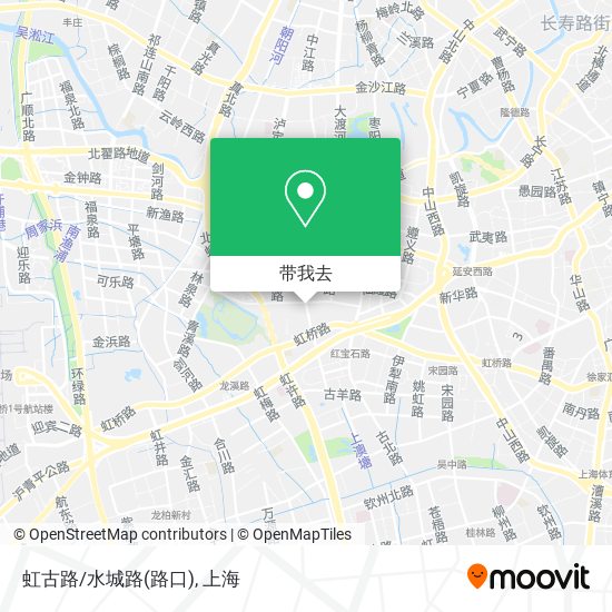 虹古路/水城路(路口)地图