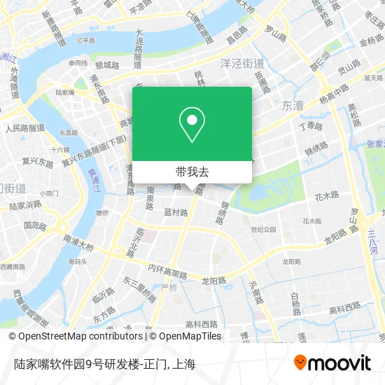 陆家嘴软件园9号研发楼-正门地图