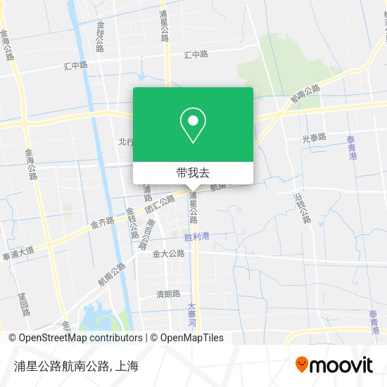 浦星公路航南公路地图