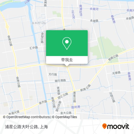 浦星公路大叶公路地图