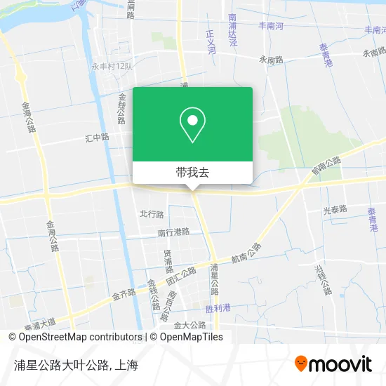 浦星公路大叶公路地图