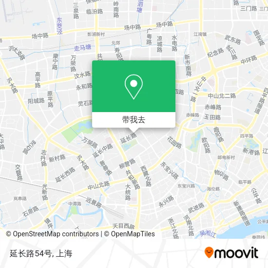 延长路54号地图