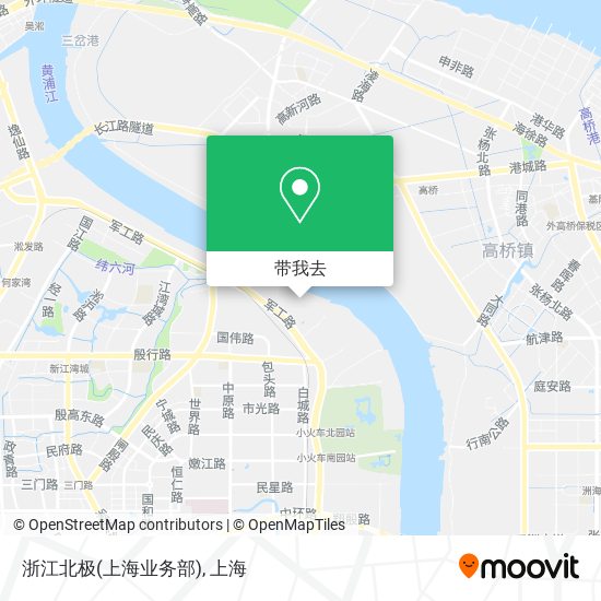 浙江北极(上海业务部)地图