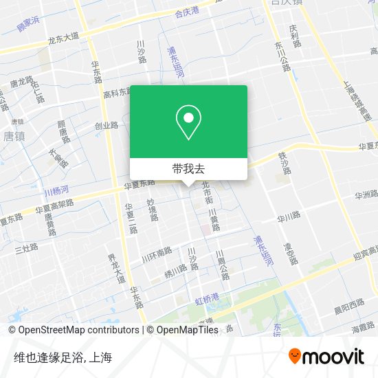 维也逢缘足浴地图