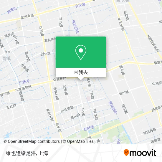 维也逢缘足浴地图