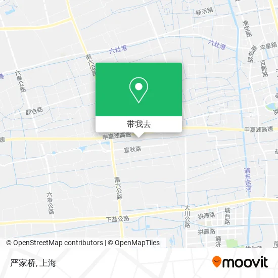 严家桥地图