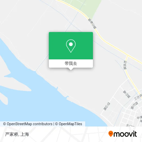 严家桥地图