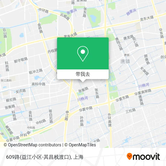 609路(益江小区-其昌栈渡口)地图