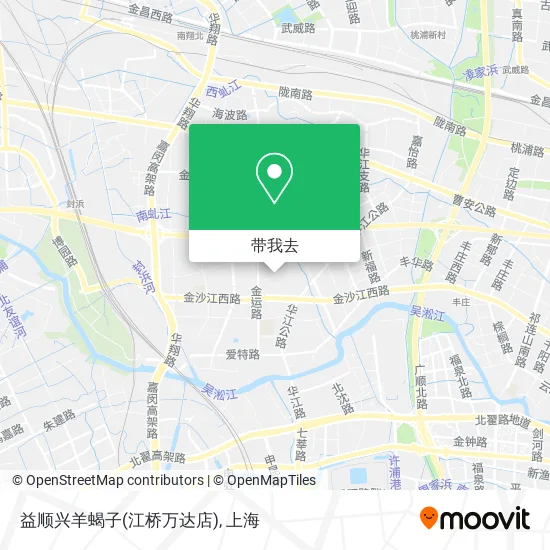 益顺兴羊蝎子(江桥万达店)地图