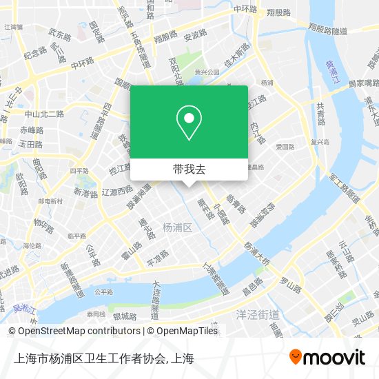 上海市杨浦区卫生工作者协会地图