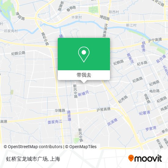 虹桥宝龙城市广场地图
