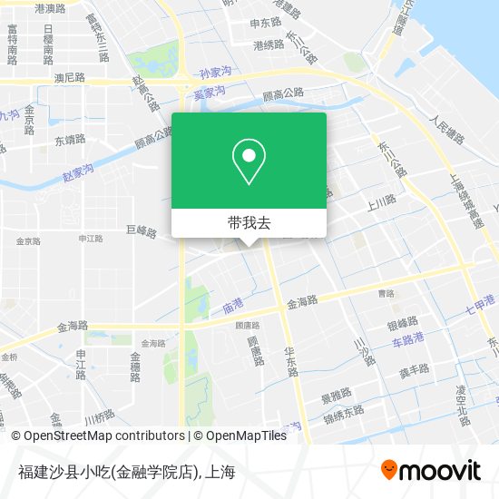 福建沙县小吃(金融学院店)地图