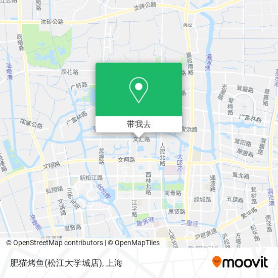 肥猫烤鱼(松江大学城店)地图
