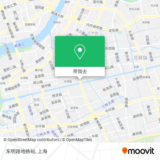 东明路地铁站地图