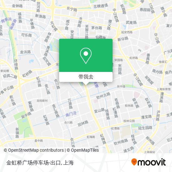 金虹桥广场停车场-出口地图