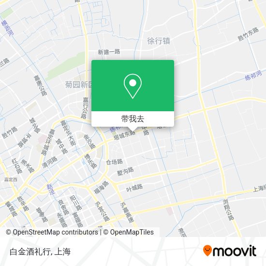 白金酒礼行地图