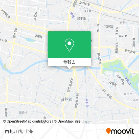 白虬江路地图