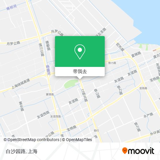 白沙园路地图