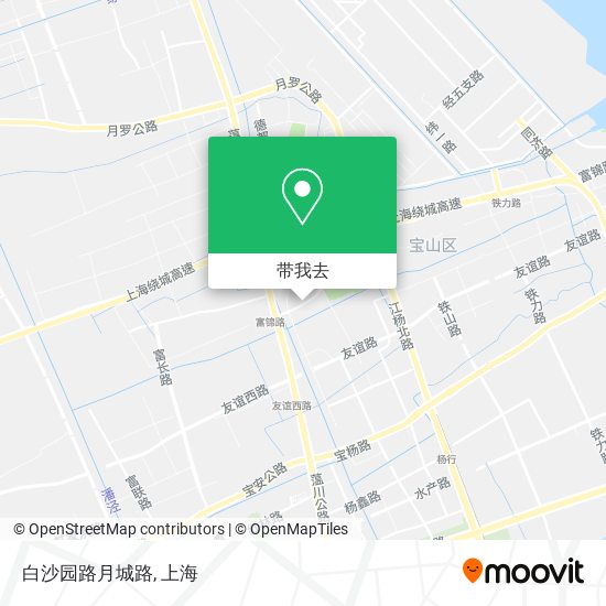 白沙园路月城路地图