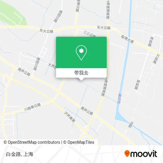白金路地图