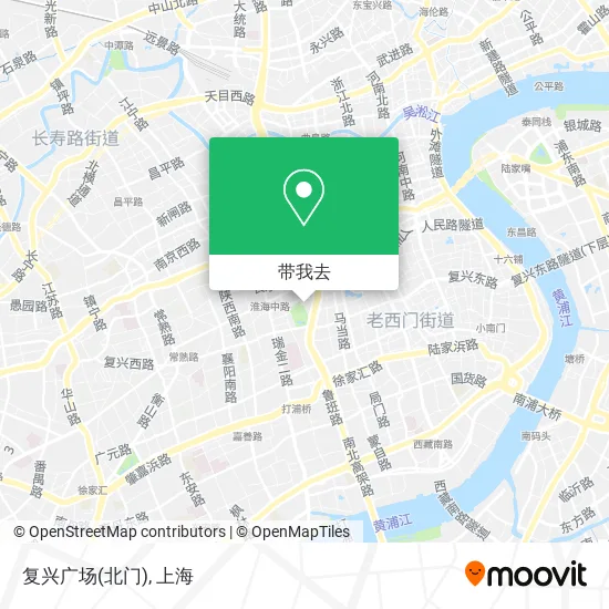 复兴广场(北门)地图