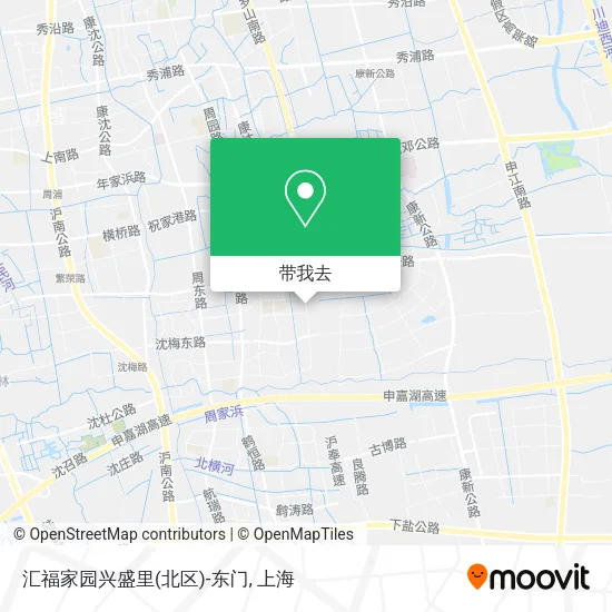 汇福家园兴盛里(北区)-东门地图