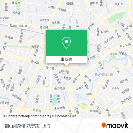 韶山湘菜馆(武宁路)地图