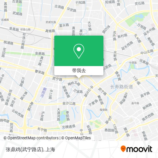 张鼎鸡(武宁路店)地图