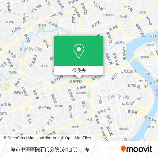 上海市中医医院石门分院(东北门)地图