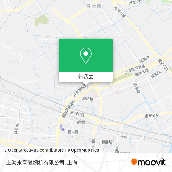 上海永高缝纫机有限公司地图