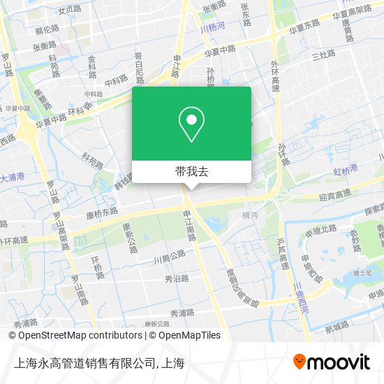 上海永高管道销售有限公司地图