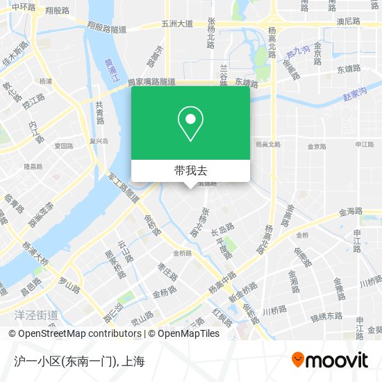 沪一小区(东南一门)地图