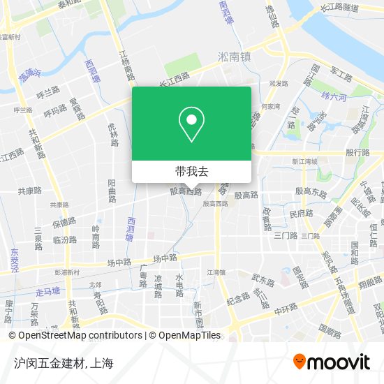 沪闵五金建材地图