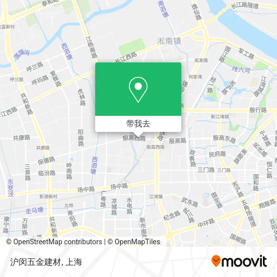 沪闵五金建材地图