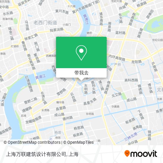 上海万联建筑设计有限公司地图
