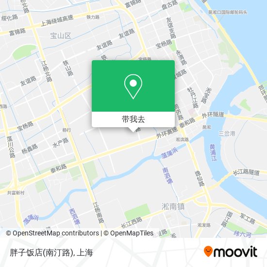 胖子饭店(南汀路)地图